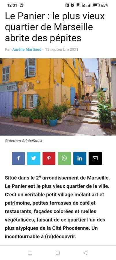 Casa Mia 25M2 Centre Ville Et Panier Marseilles Exterior foto