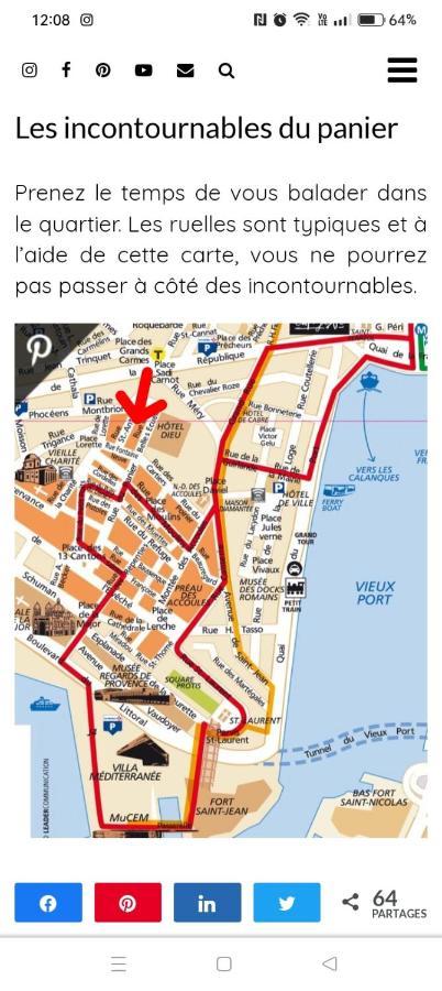 Casa Mia 25M2 Centre Ville Et Panier Marseilles Exterior foto